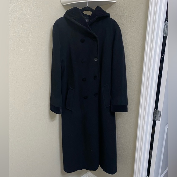 Gently Used Fleet Street Wool Hooded Long Coat 14 - Picture 2 of 12